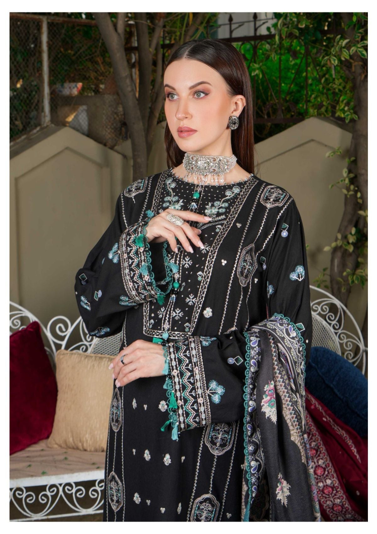 Winter Collection - La Elise - Zimistan - D#04 - Gara - Official La Elise - Agha Fabrics UK