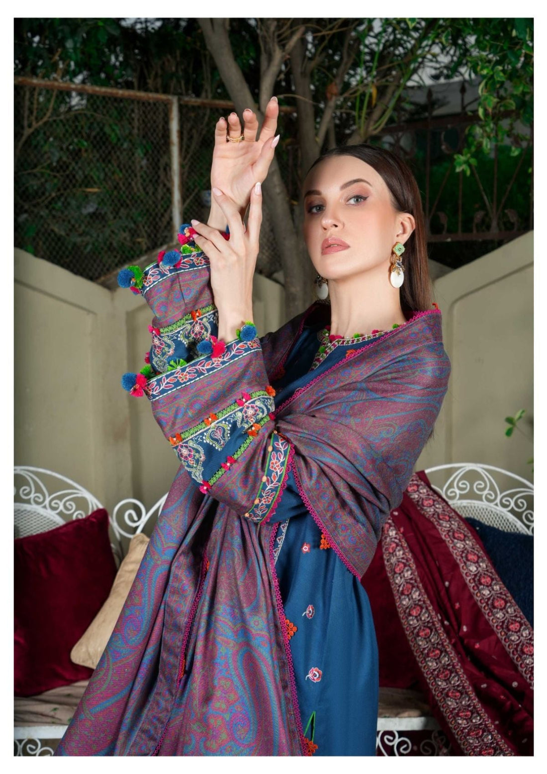 Winter Collection - La Elise - Zimistan - D#01 - Kayra - Official La Elise - Agha Fabrics UK