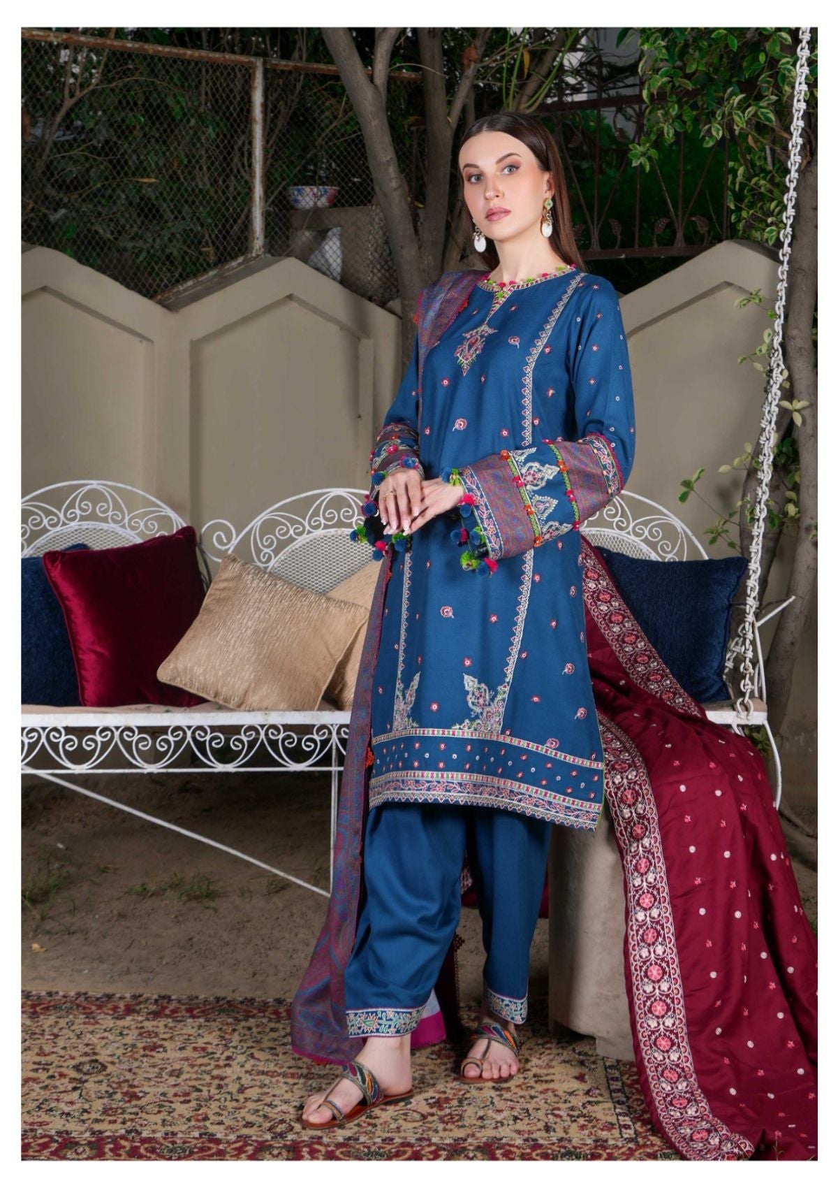 Winter Collection - La Elise - Zimistan - D#01 - Kayra - Official La Elise - Agha Fabrics UK