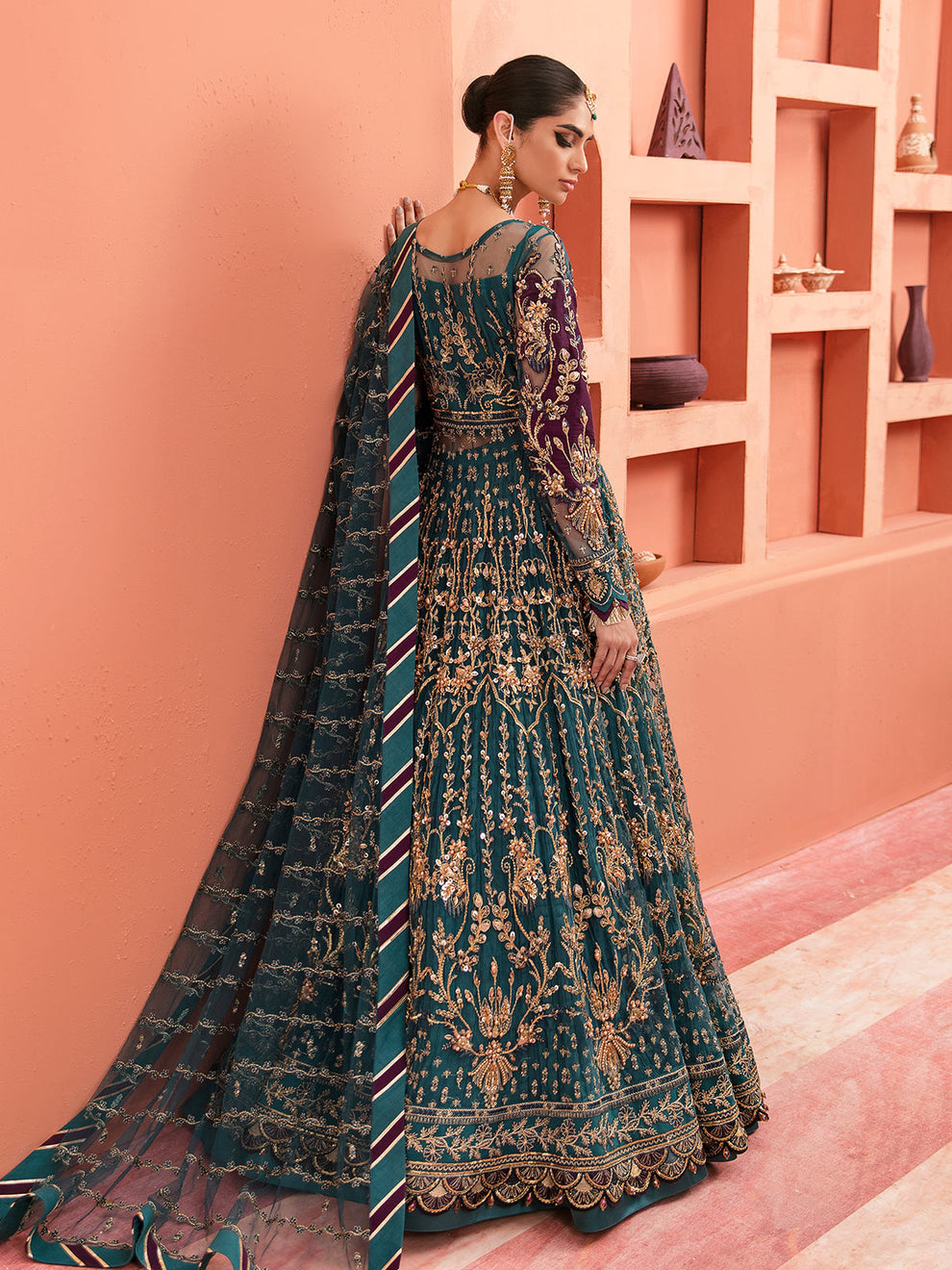 Gulaal | Wedding Formals | AYZEL GL-WS-22V1-27 (PISHWAS AND LEHNGA) - Official Gulaal - Agha Fabrics UK