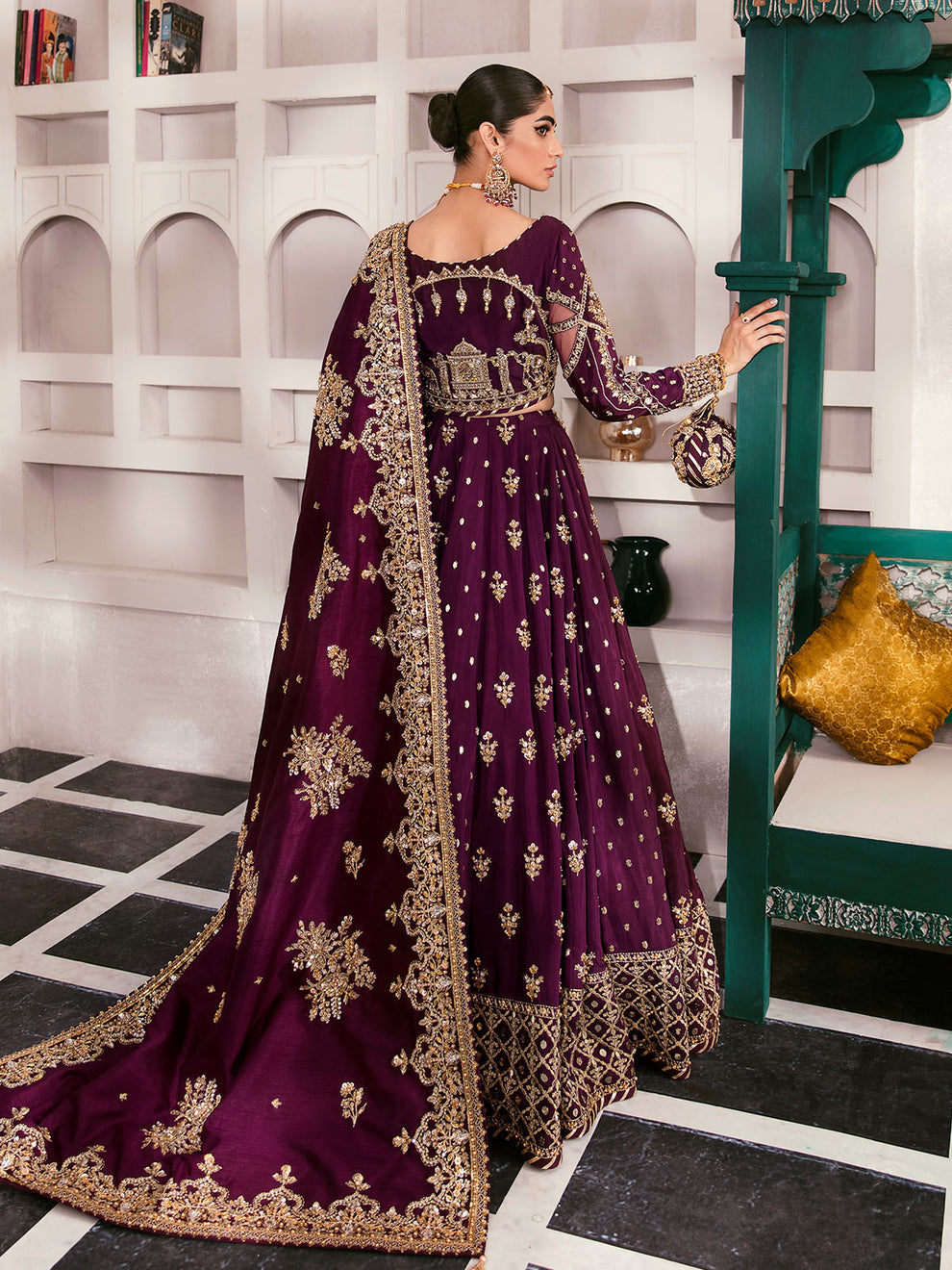 Gulaal | Wedding Formals | SHAZMINAH GL-WS-22V1-31 (LEHNGA AND CHOLI) - Official Gulaal - Agha Fabrics UK
