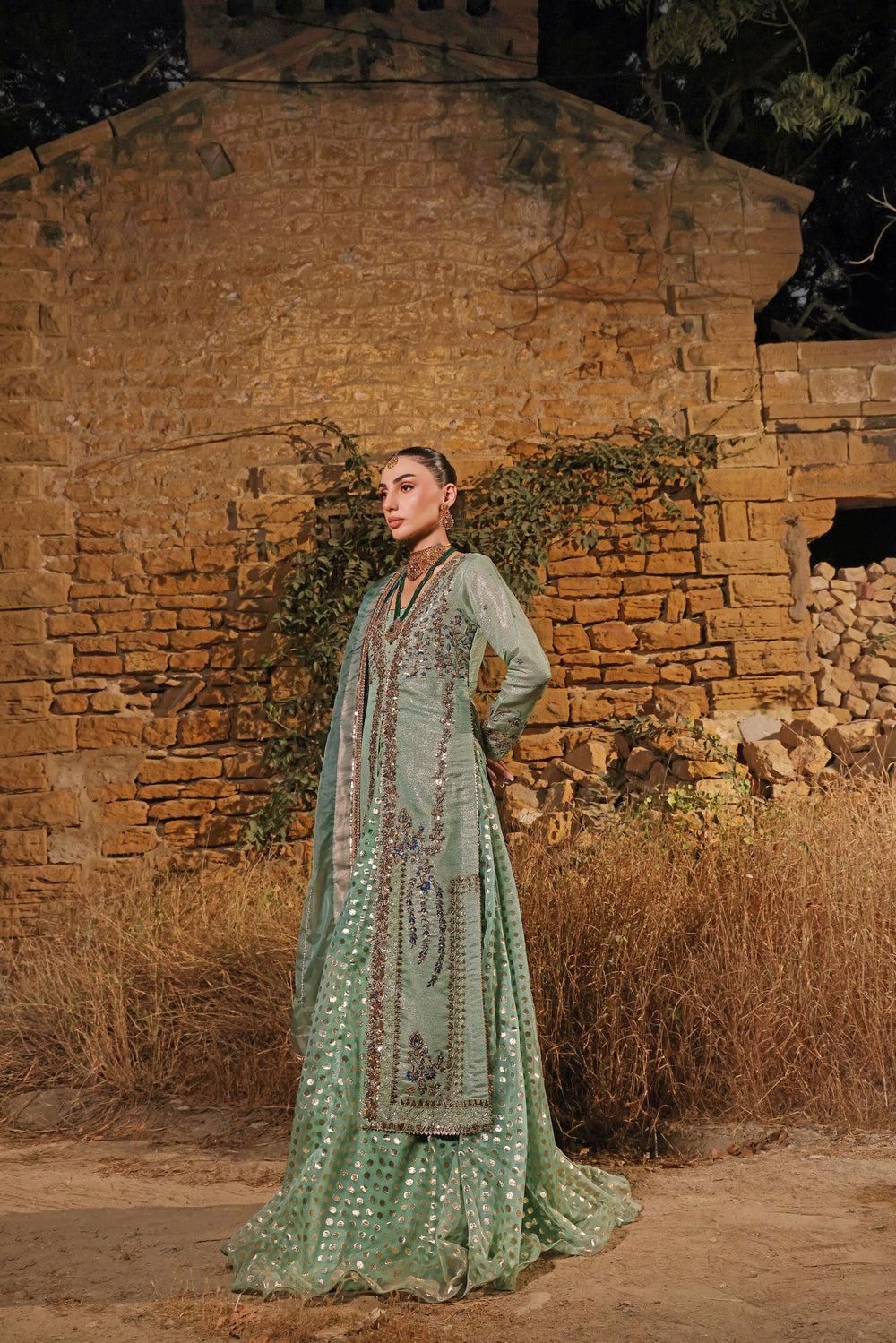 Wahaj M Khan | Banno Formals | Ferozi Rosegold Bano Jacket