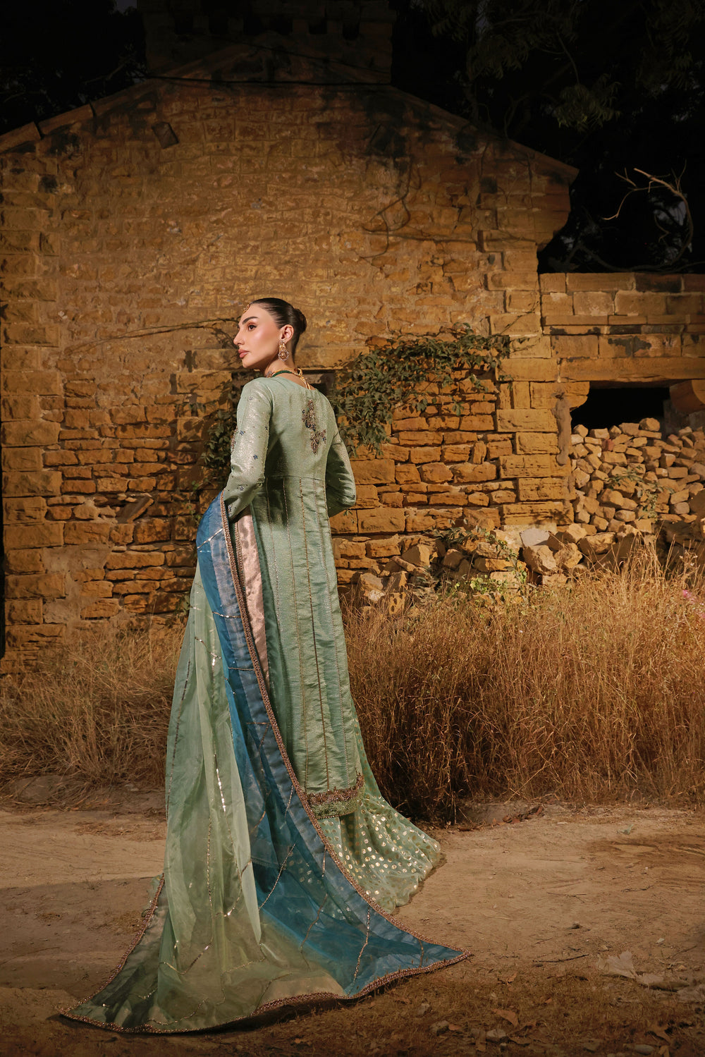 Wahaj M Khan | Banno Formals | Ferozi Rosegold Bano Jacket