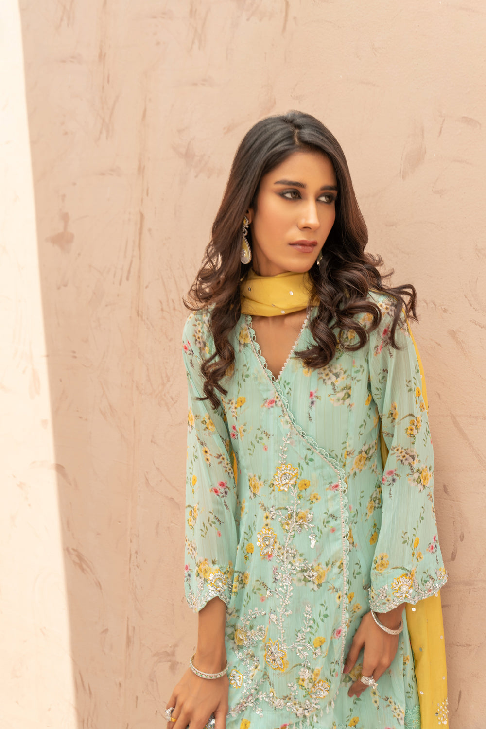 Wahaj M Khan | The Print Story | Ferozi Yellow TPS Peplum