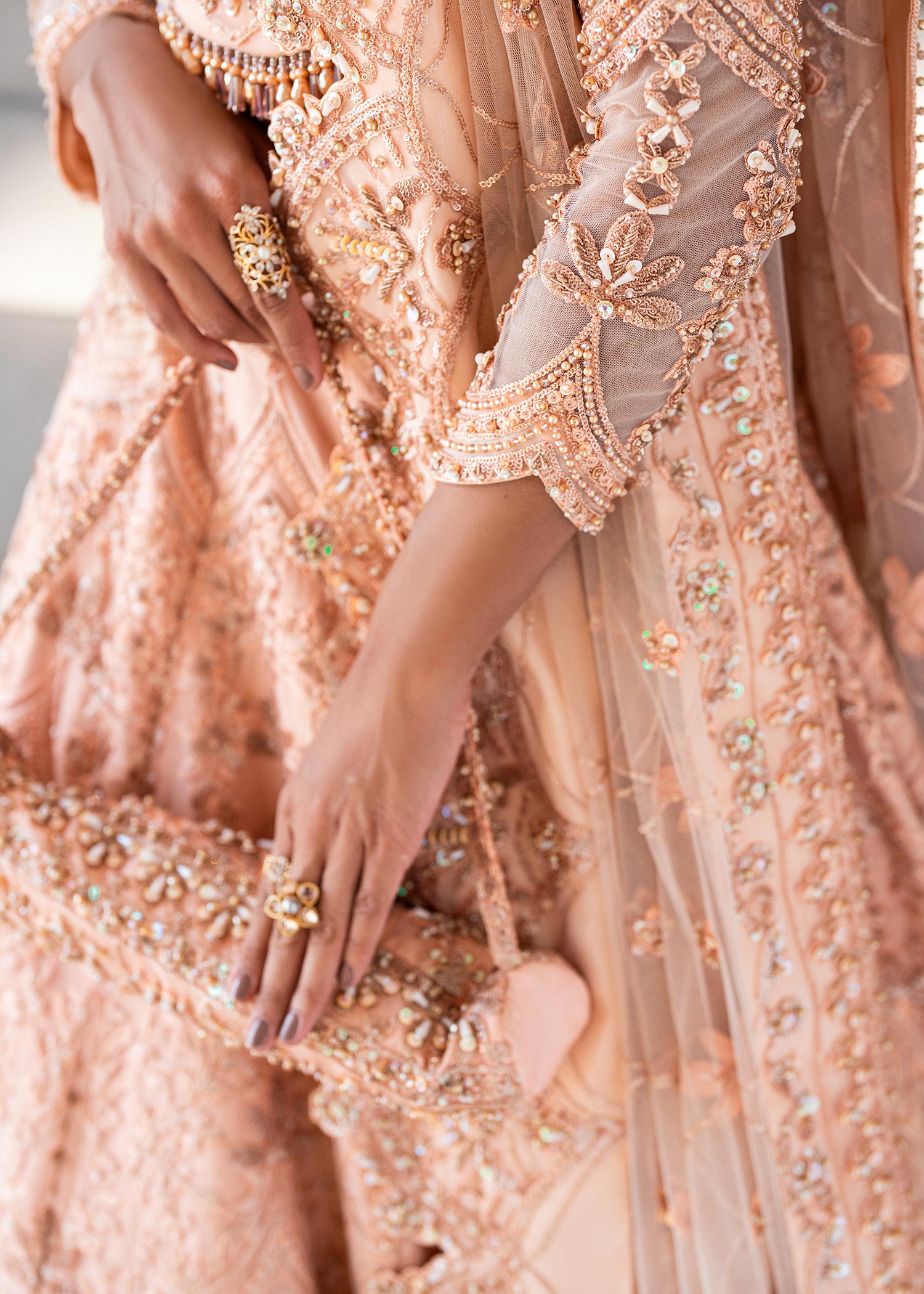 Waqas Shah | Amariage Luxury Formals | Coral Bliss