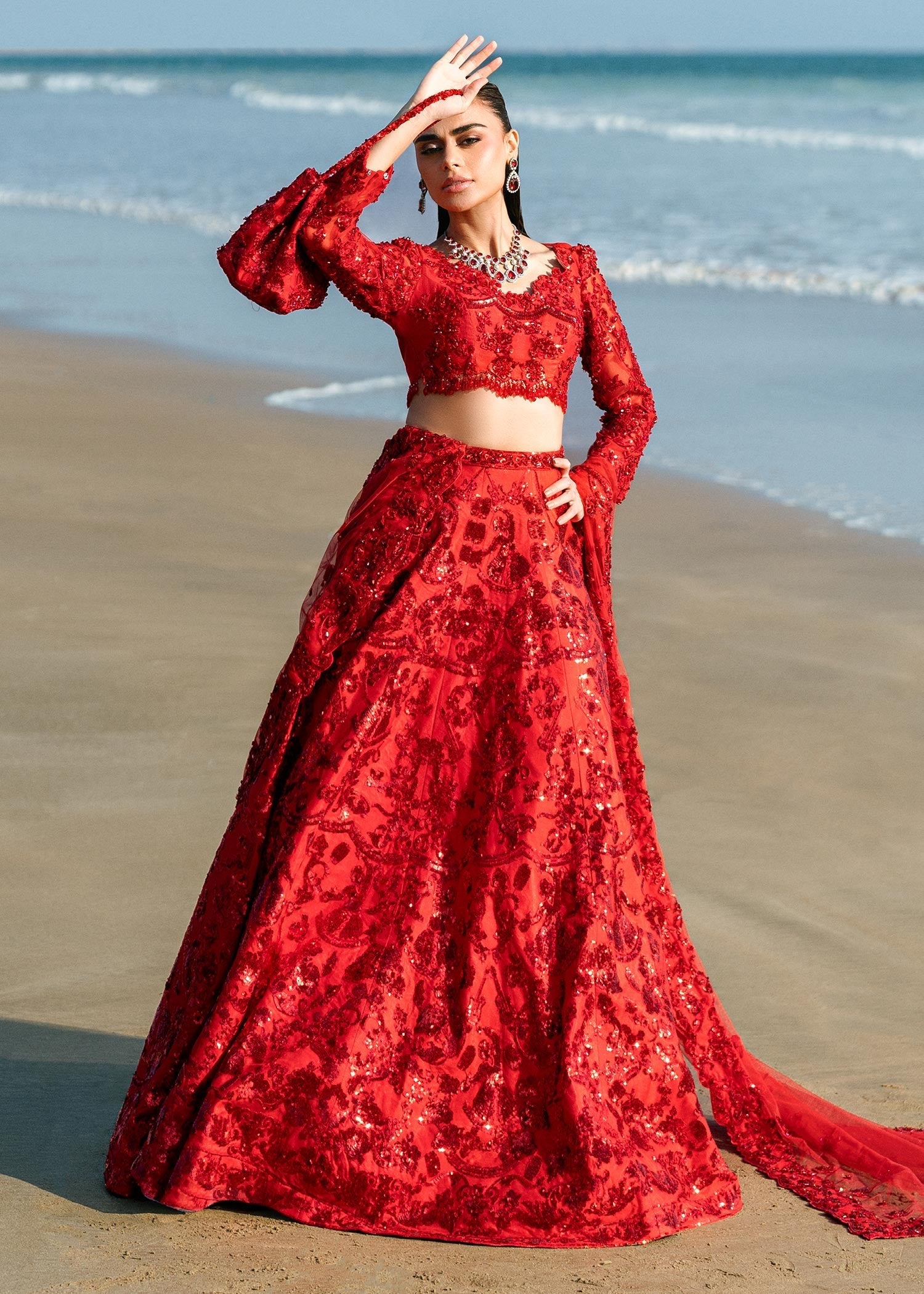 Waqas Shah | Amariage Luxury Formals | Ruby