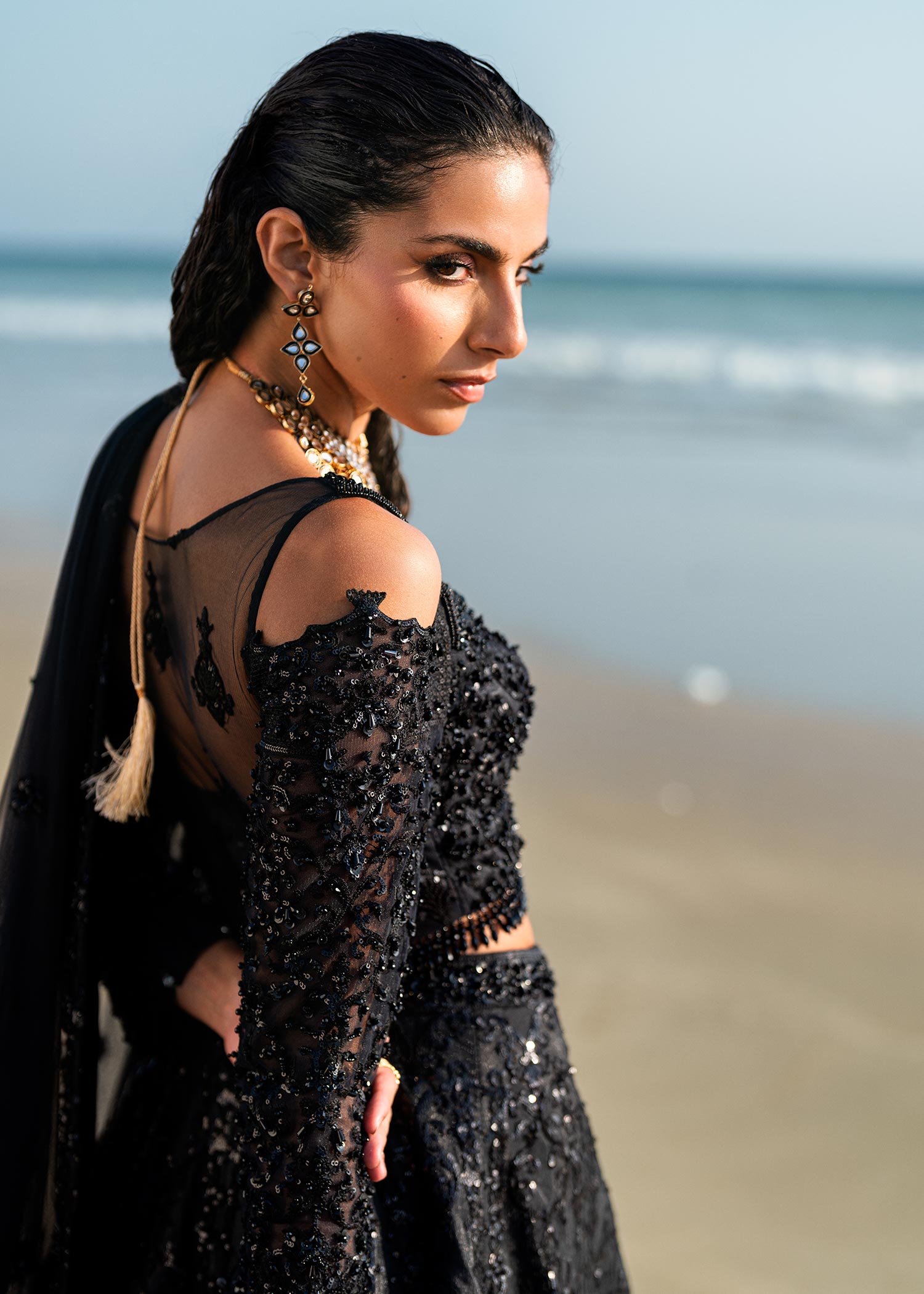 Waqas Shah | Amariage Luxury Formals | Black Musk