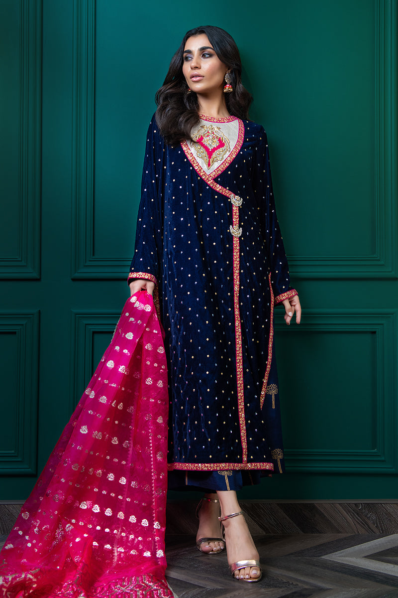 Wardha Saleem | Velvets Winter Fall 24 | Shalimar - Official Wardha Saleem - Agha Fabrics UK