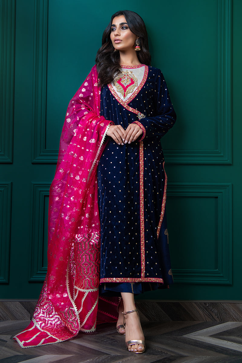 Wardha Saleem | Velvets Winter Fall 24 | Shalimar - Official Wardha Saleem - Agha Fabrics UK
