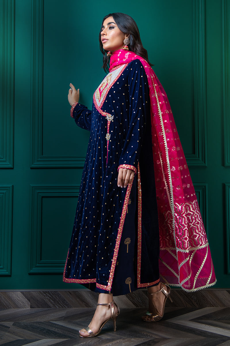 Wardha Saleem | Velvets Winter Fall 24 | Shalimar - Official Wardha Saleem - Agha Fabrics UK