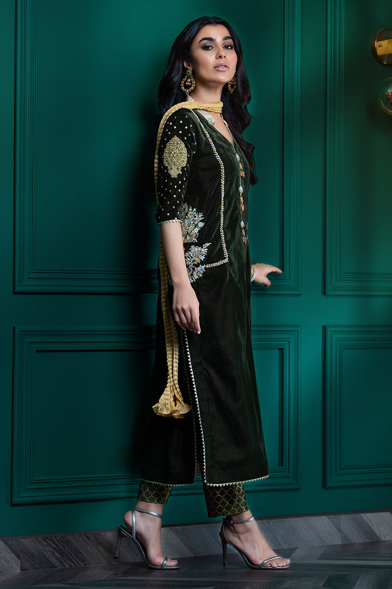 Wardha Saleem | Velvets Winter Fall 24 | Guldaan - Official Wardha Saleem - Agha Fabrics UK
