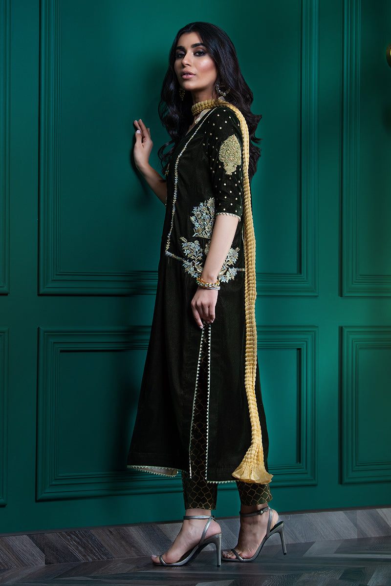 Wardha Saleem | Velvets Winter Fall 24 | Guldaan - Official Wardha Saleem - Agha Fabrics UK