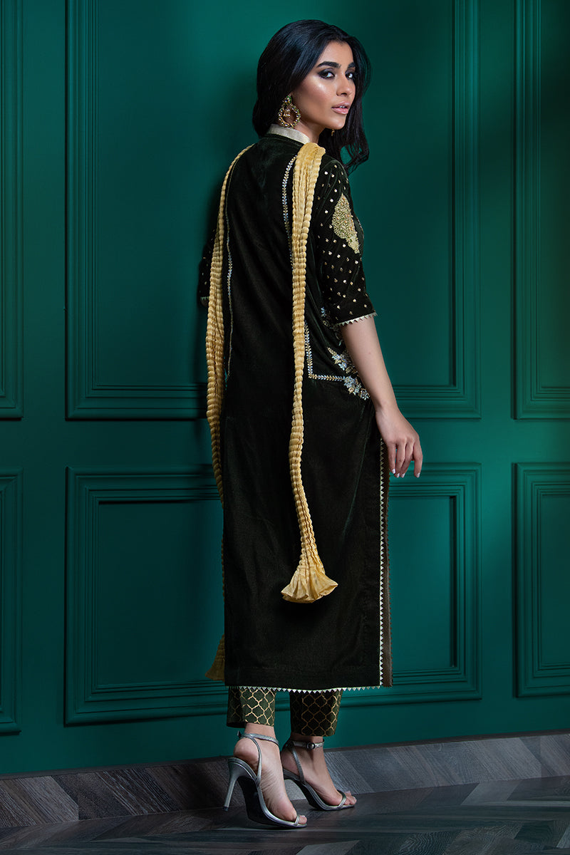 Wardha Saleem | Velvets Winter Fall 24 | Guldaan - Official Wardha Saleem - Agha Fabrics UK