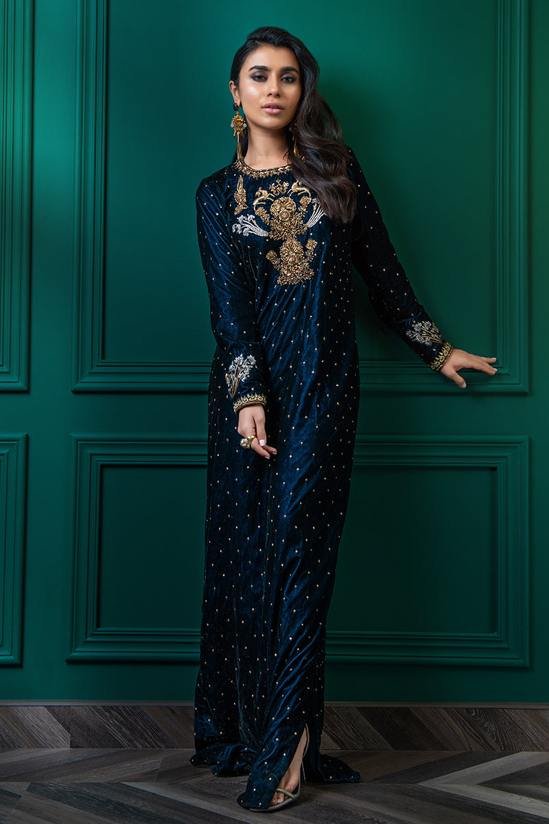 Wardha Saleem | Velvets Winter Fall 24 | Shikar Gah 2 - Official Wardha Saleem - Agha Fabrics UK