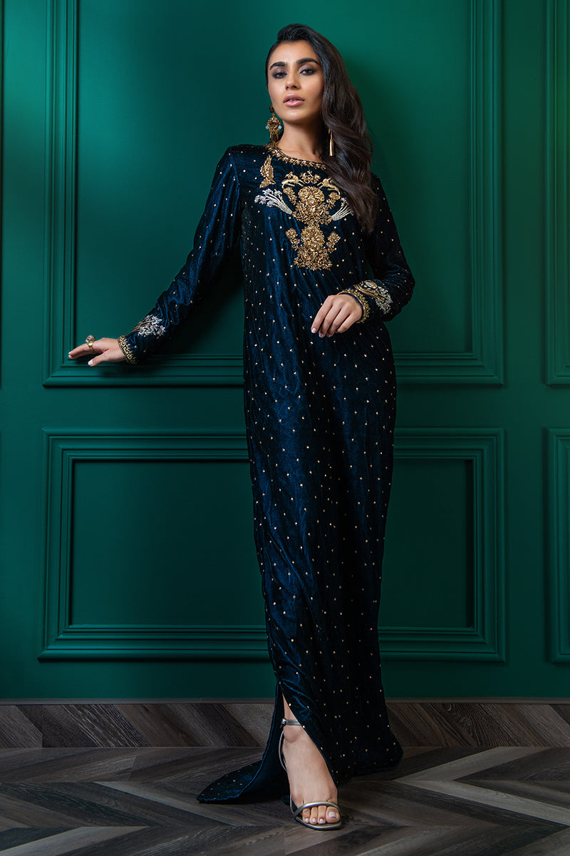 Wardha Saleem | Velvets Winter Fall 24 | Shikar Gah 2 - Official Wardha Saleem - Agha Fabrics UK