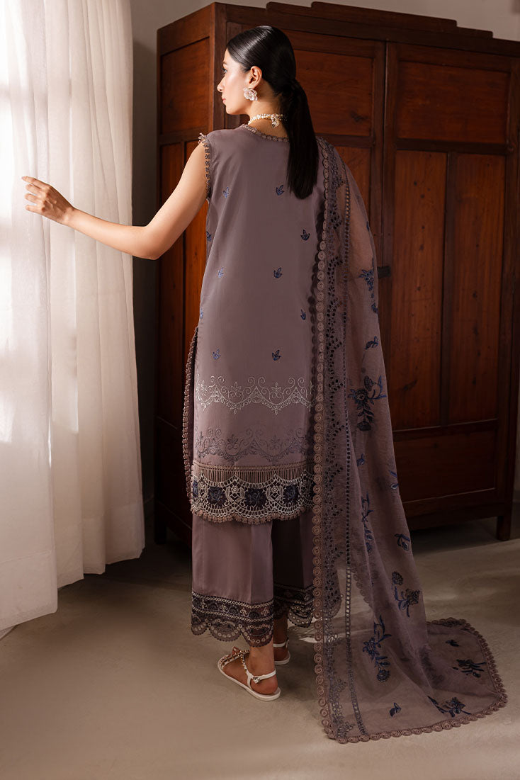 Marjjan | Aangan Embroidered Viscose | PEV-22 B (GREY) - Official Marjjan - Agha Fabrics UK