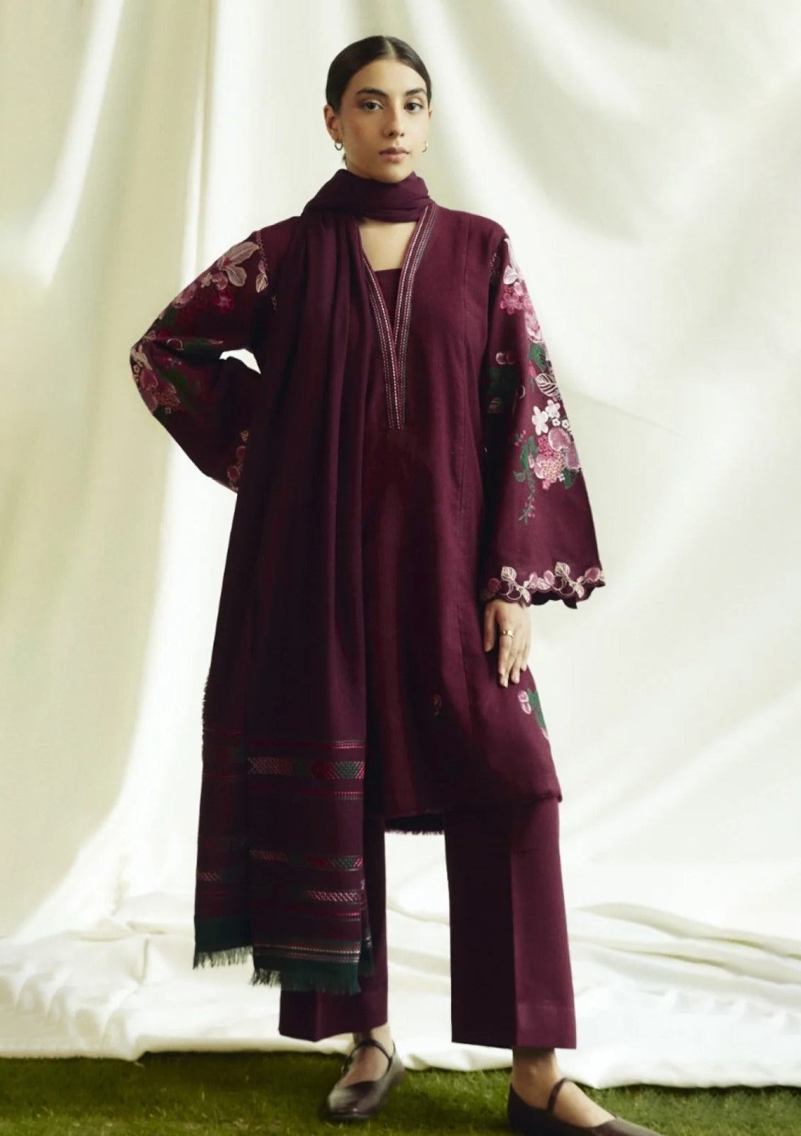 Winter Collection - Zara Shahjahan - Coco - Unstitched 24 - CZW24#6B