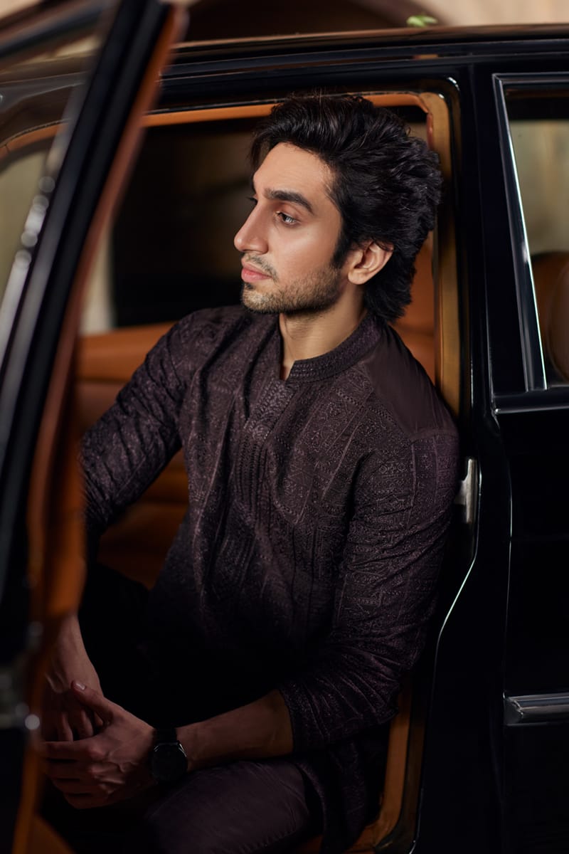 Pakistani Menswear | Qalamkar | BQ-06 - Official Qalamkar - Agha Fabrics UK