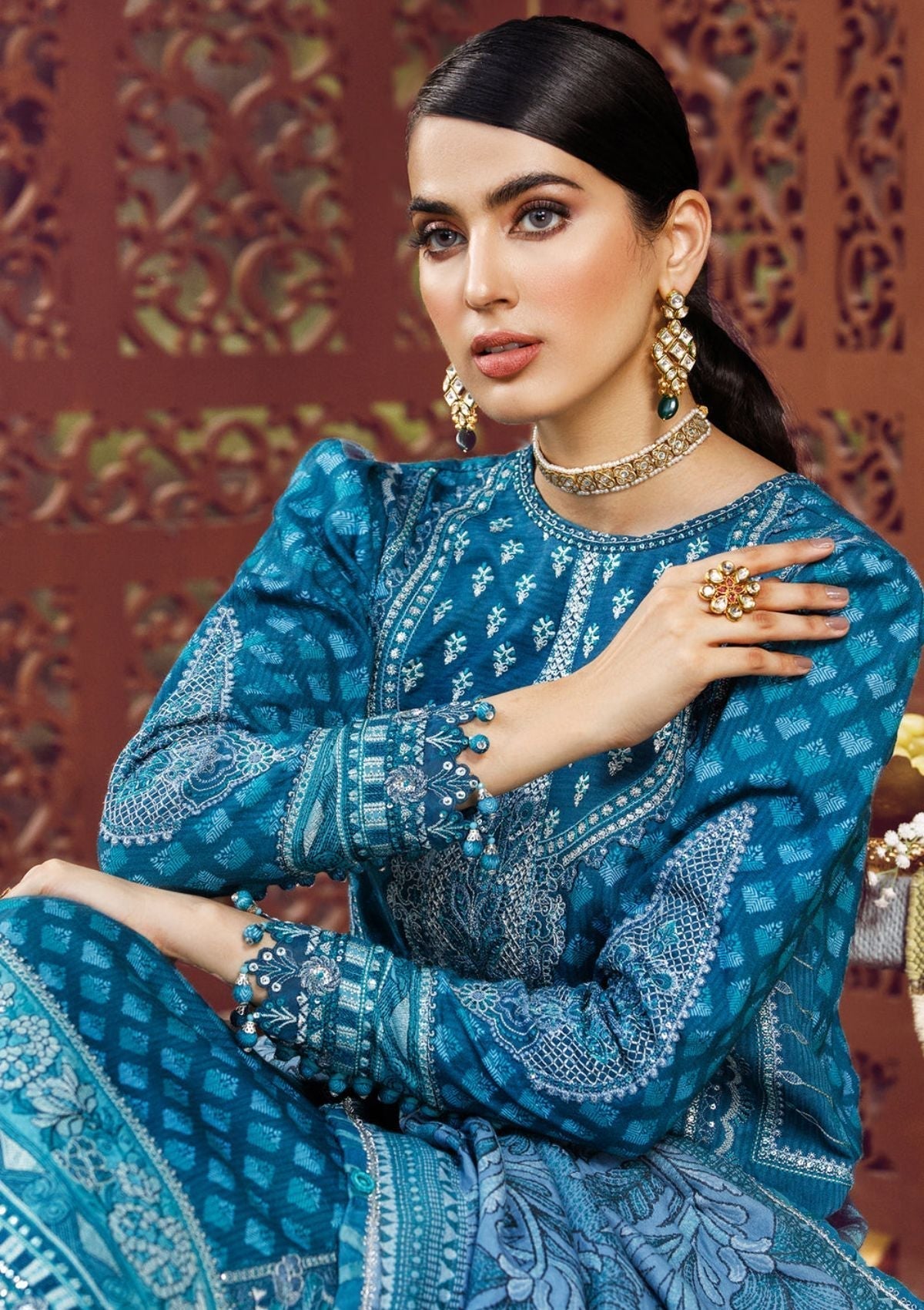 Winter Collection - Anaya - Ankara - AEL#04 (Farah) - Official Anaya - Agha Fabrics UK