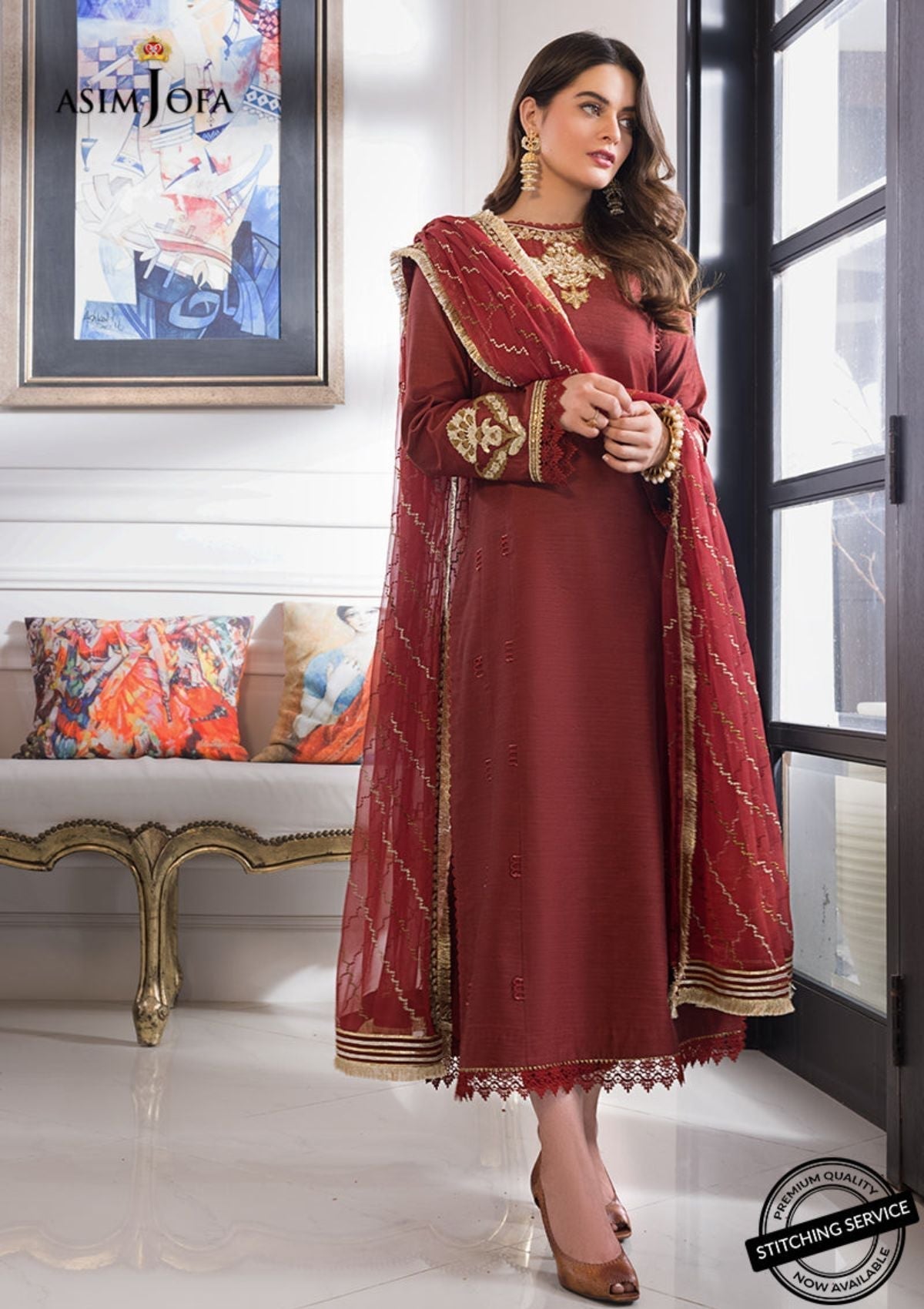 Winter Collection - Asim Jofa - Iqra & Minal - AJIM#12