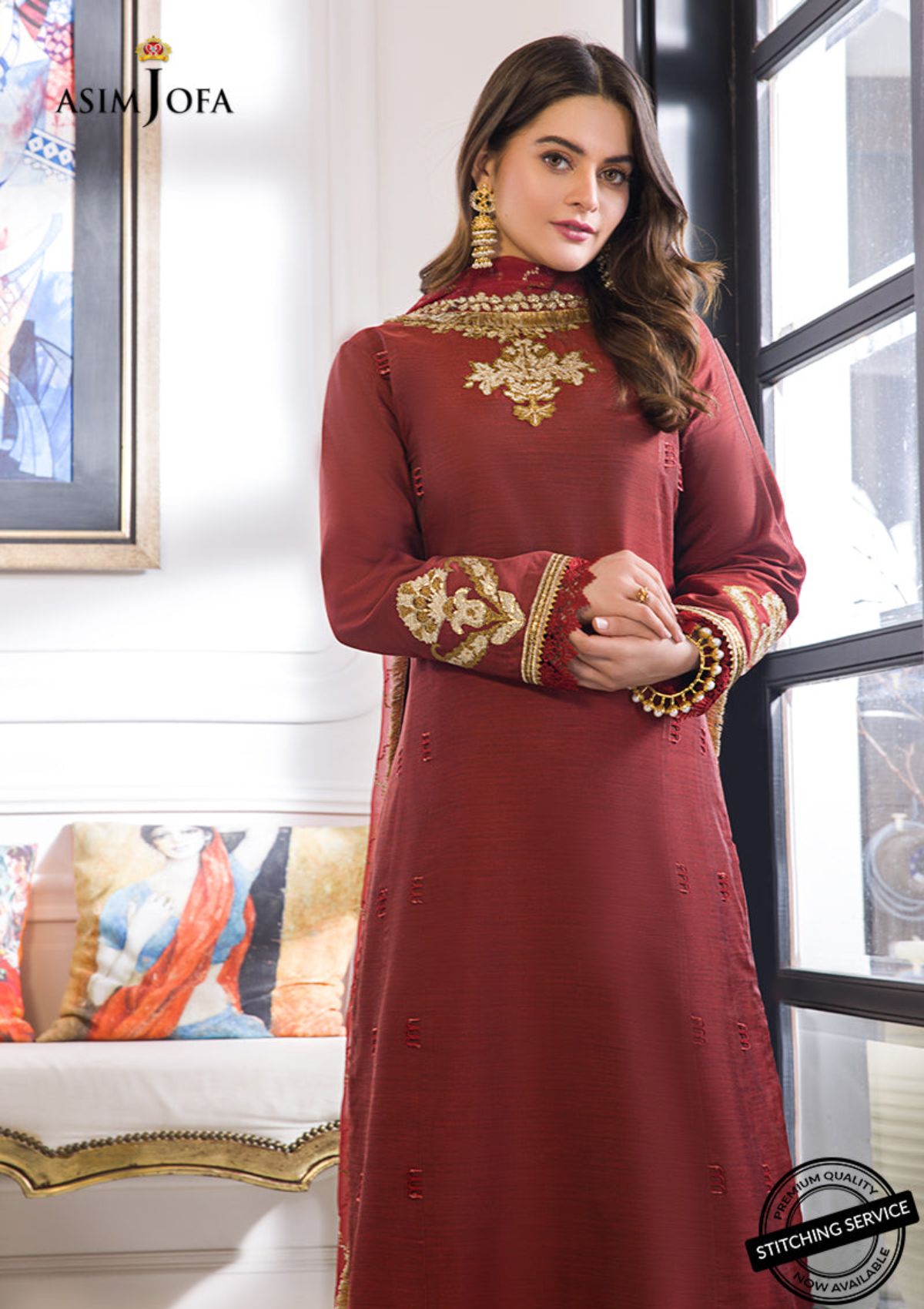 Winter Collection - Asim Jofa - Iqra & Minal - AJIM#12