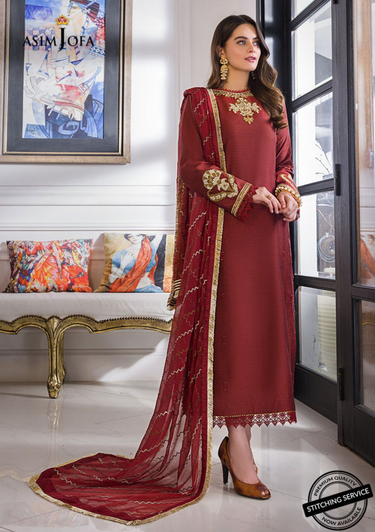 Winter Collection - Asim Jofa - Iqra & Minal - AJIM#12