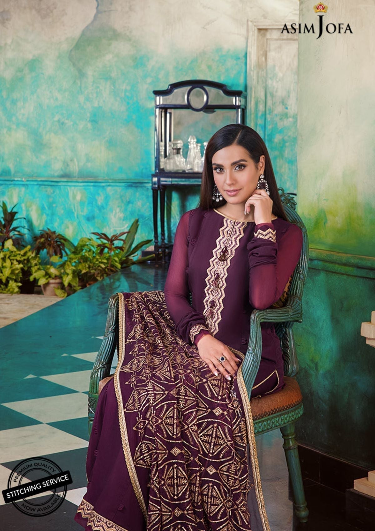 Winter Collection - Asim Jofa - Iqra & Minal - AJIM#19