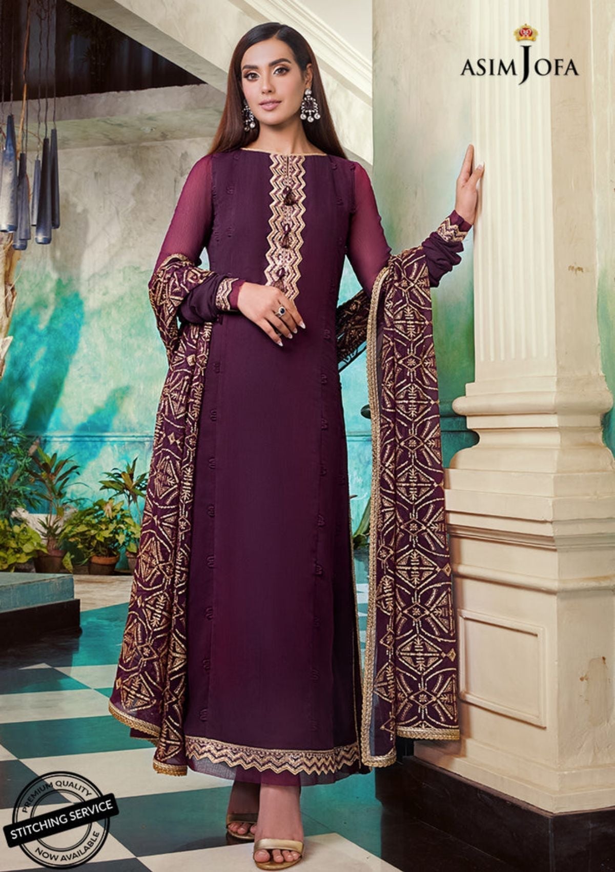 Winter Collection - Asim Jofa - Iqra & Minal - AJIM#19