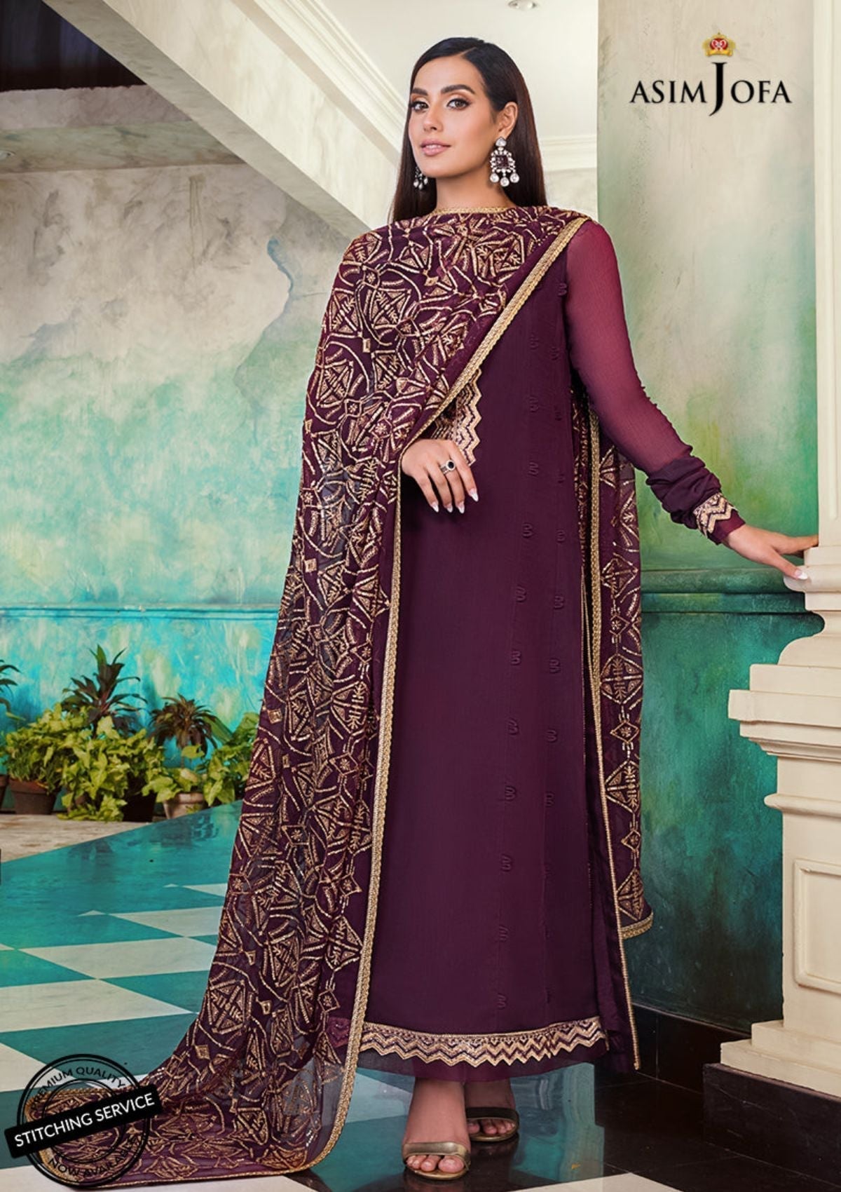 Winter Collection - Asim Jofa - Iqra & Minal - AJIM#19