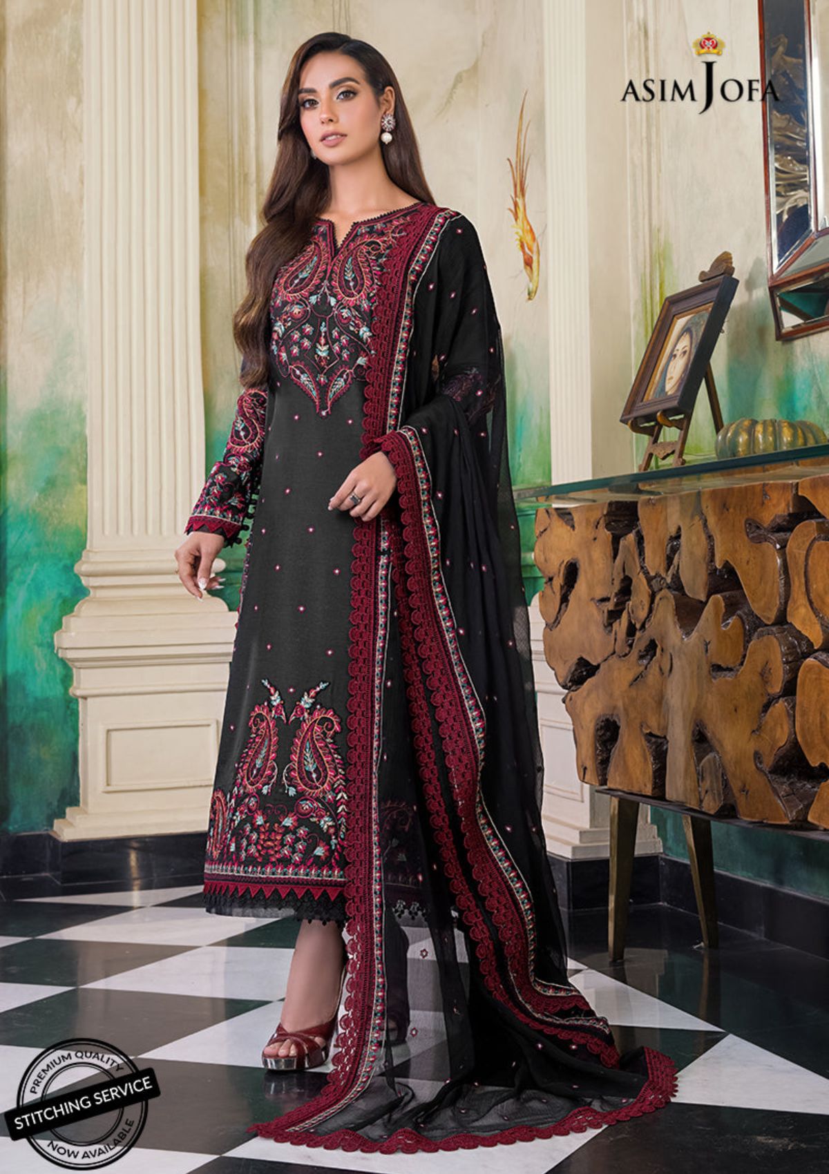 Winter Collection - Asim Jofa - Iqra & Minal - AJIM#7