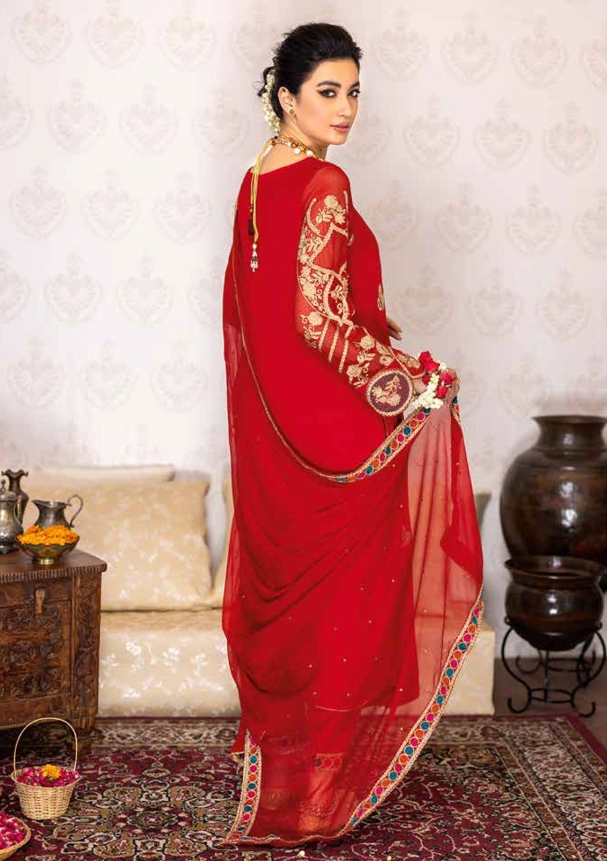 Winter Collection - Charizma - Polly Chiffon - V01 - CPC#05 - Official Charizma - Agha Fabrics UK