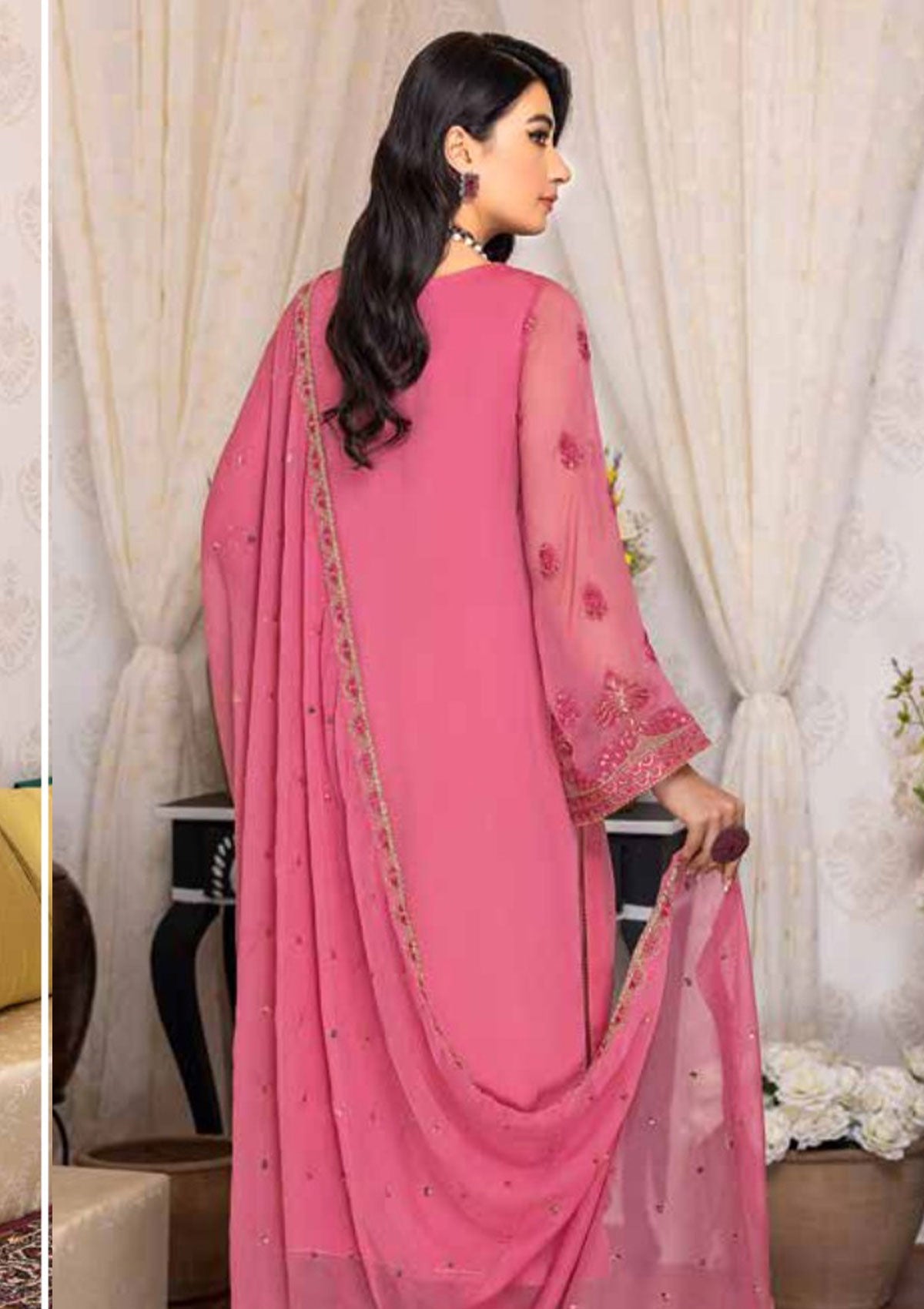 Winter Collection - Charizma - Polly Chiffon - V01 - CPC#08 - Official Charizma - Agha Fabrics UK