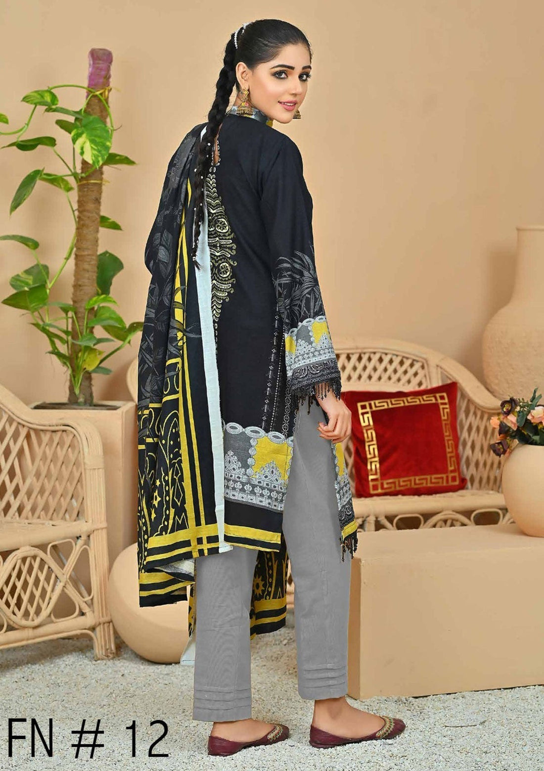 Winter Collection - Fiza Noor - Zarminay - Khaddar - FN#15