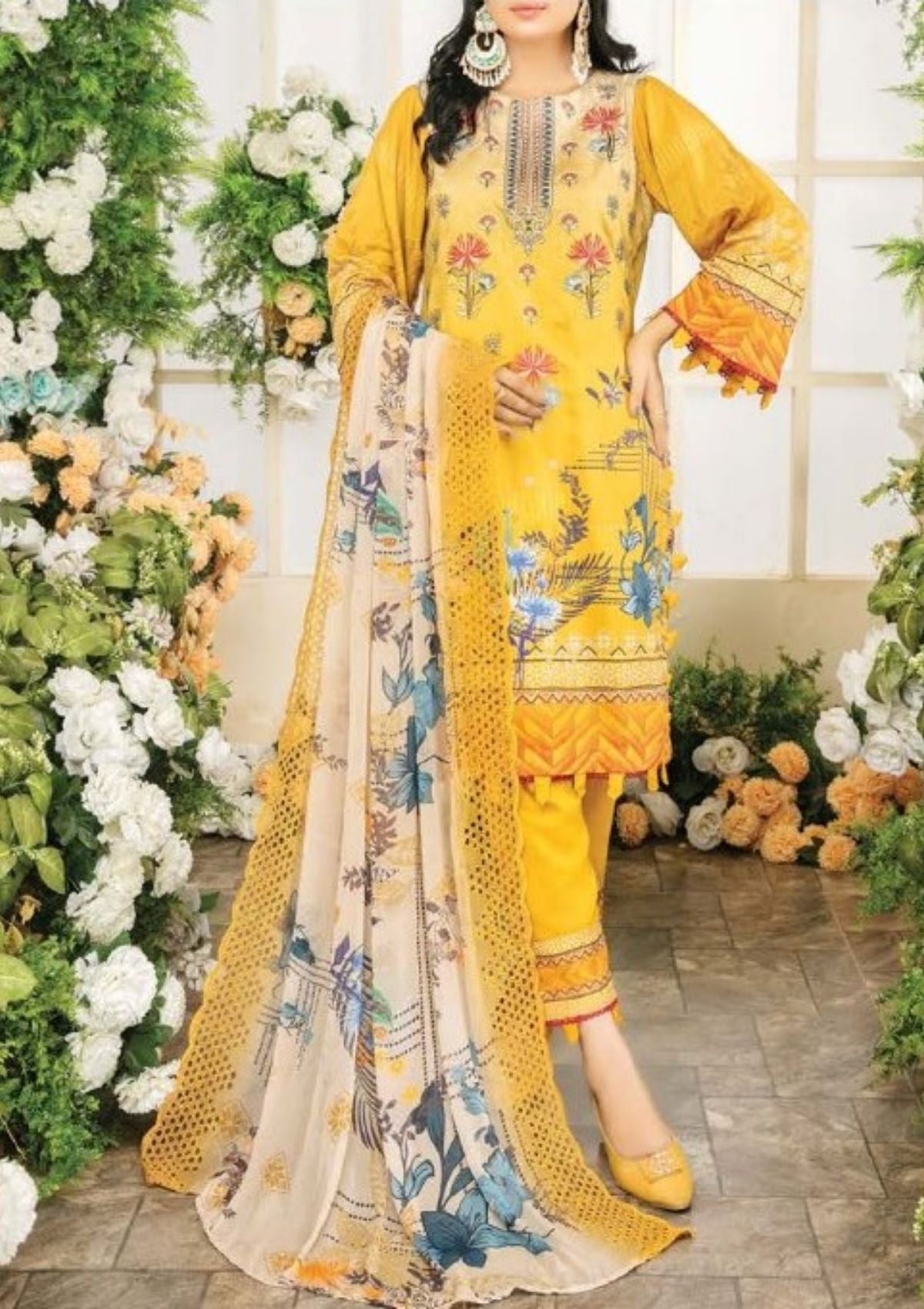 Winter Collection - Laiba - Exclusive Viscose 22 - V81 - ART#2 - Official Laiba - Agha Fabrics UK