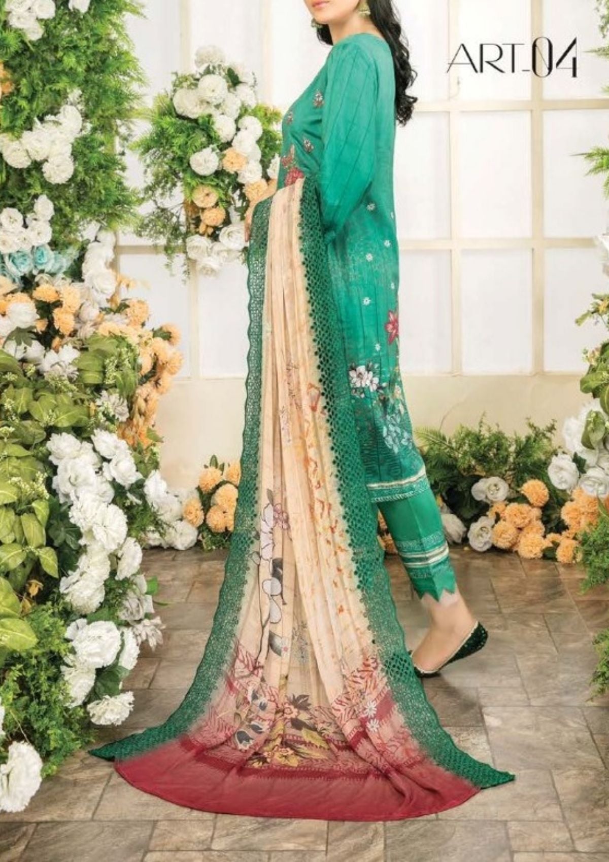 Winter Collection - Laiba - Exclusive Viscose 22 - V81 - ART#4 - Official Laiba - Agha Fabrics UK