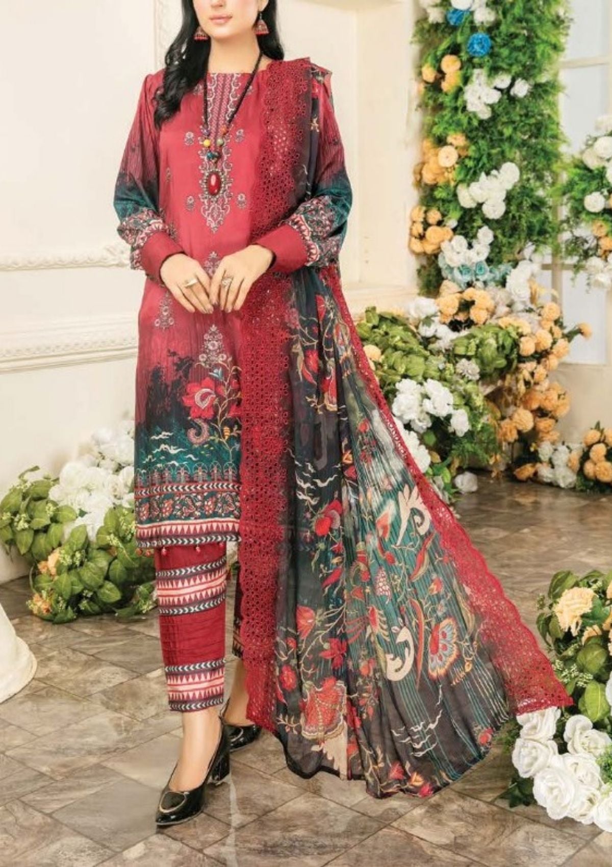 Winter Collection - Laiba - Exclusive Viscose 22 - V81 - ART#6 - Official Laiba - Agha Fabrics UK