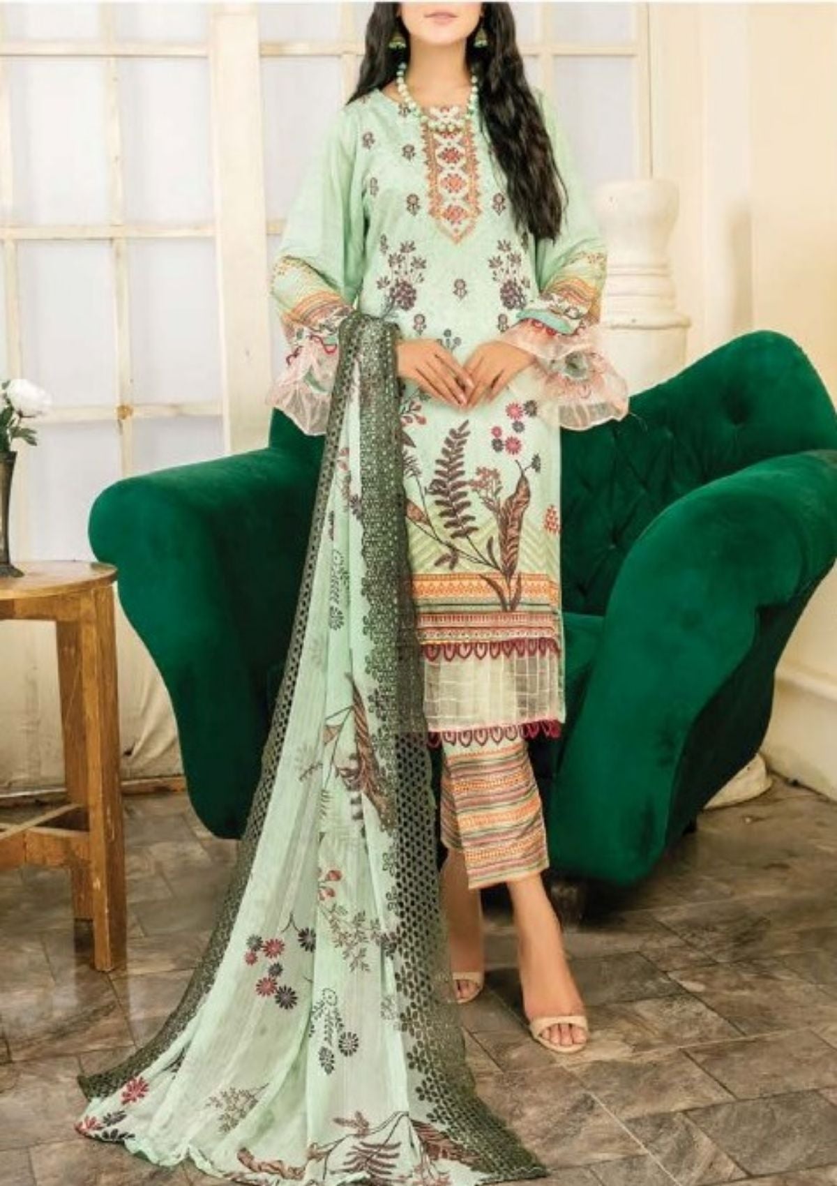 Winter Collection - Laiba - Exclusive Viscose 22 - V81 - ART#7 - Official Laiba - Agha Fabrics UK