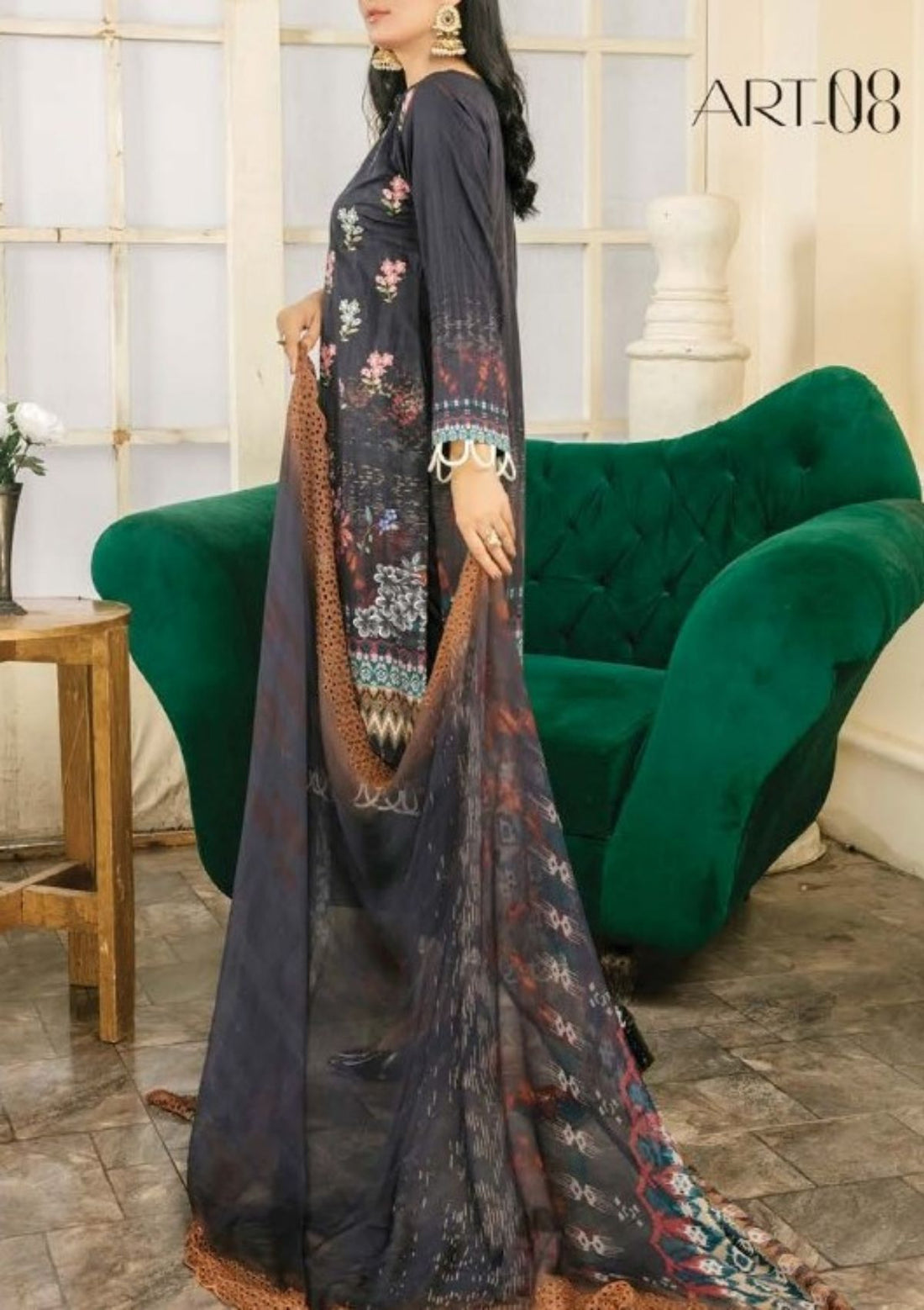 Winter Collection - Laiba - Exclusive Viscose 22 - V81 - ART#8 - Official Laiba - Agha Fabrics UK