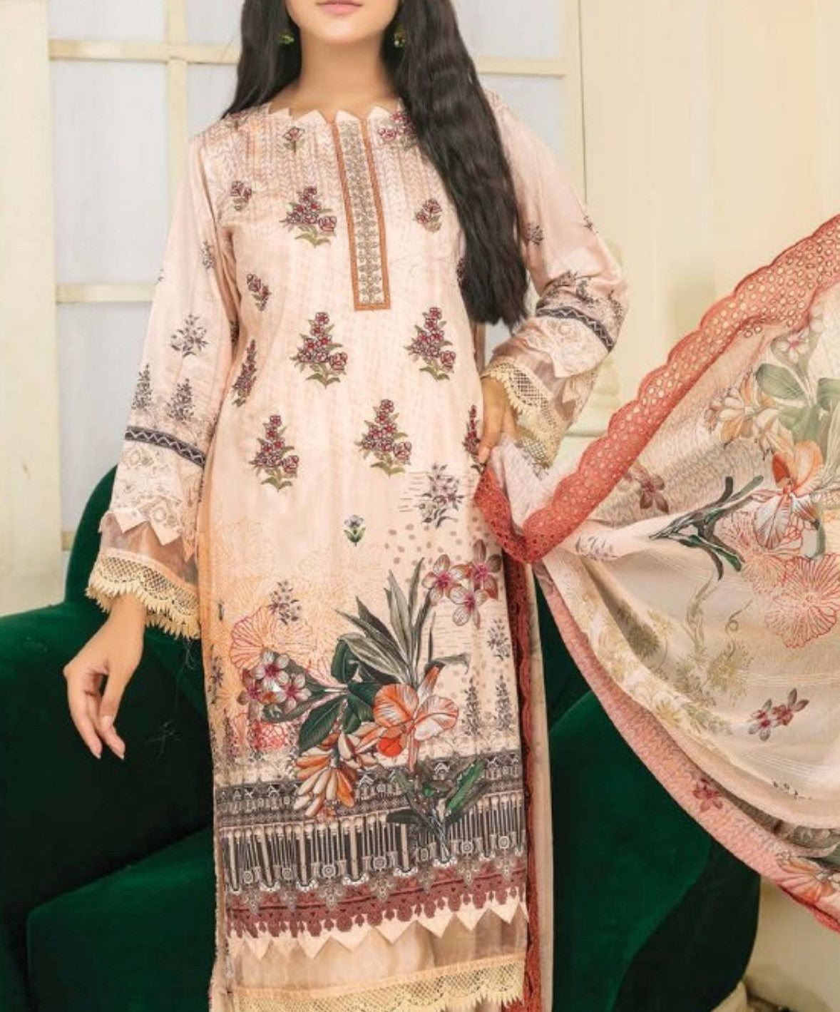 Winter Collection - Laiba - Exclusive Viscose 22 - V81 - ART#9 - Official Laiba - Agha Fabrics UK