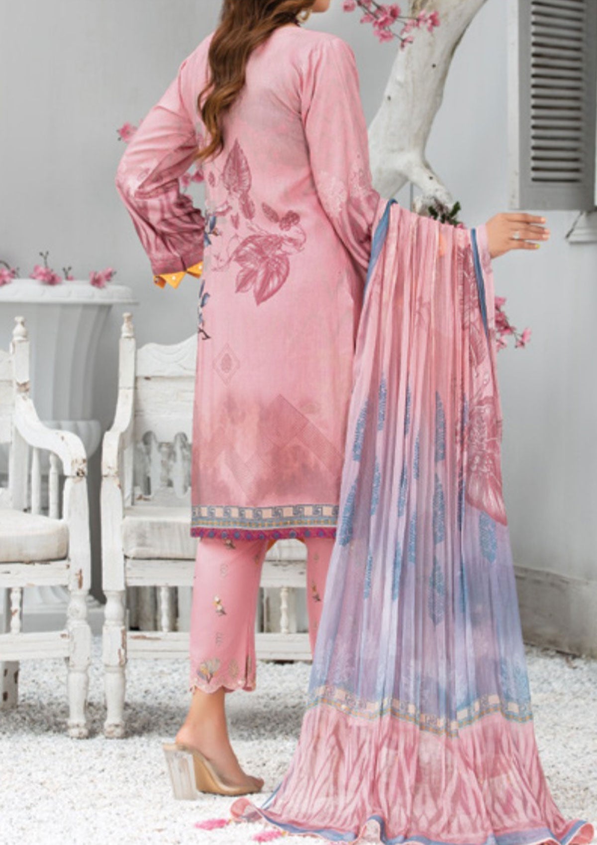 Winter Collection - Laiba - Exclusive Viscose - V64 - D#1 - Official Laiba - Agha Fabrics UK