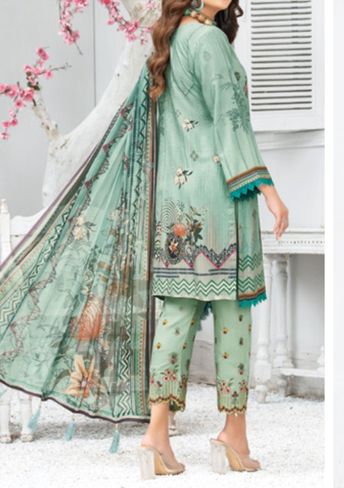 Winter Collection - Laiba - Exclusive Viscose - V64 - D#2 - Official Laiba - Agha Fabrics UK