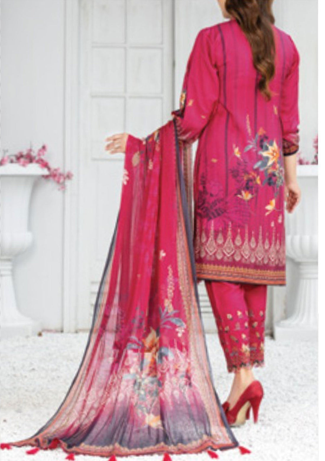 Winter Collection - Laiba - Exclusive Viscose - V64 - D#3 - Official Laiba - Agha Fabrics UK