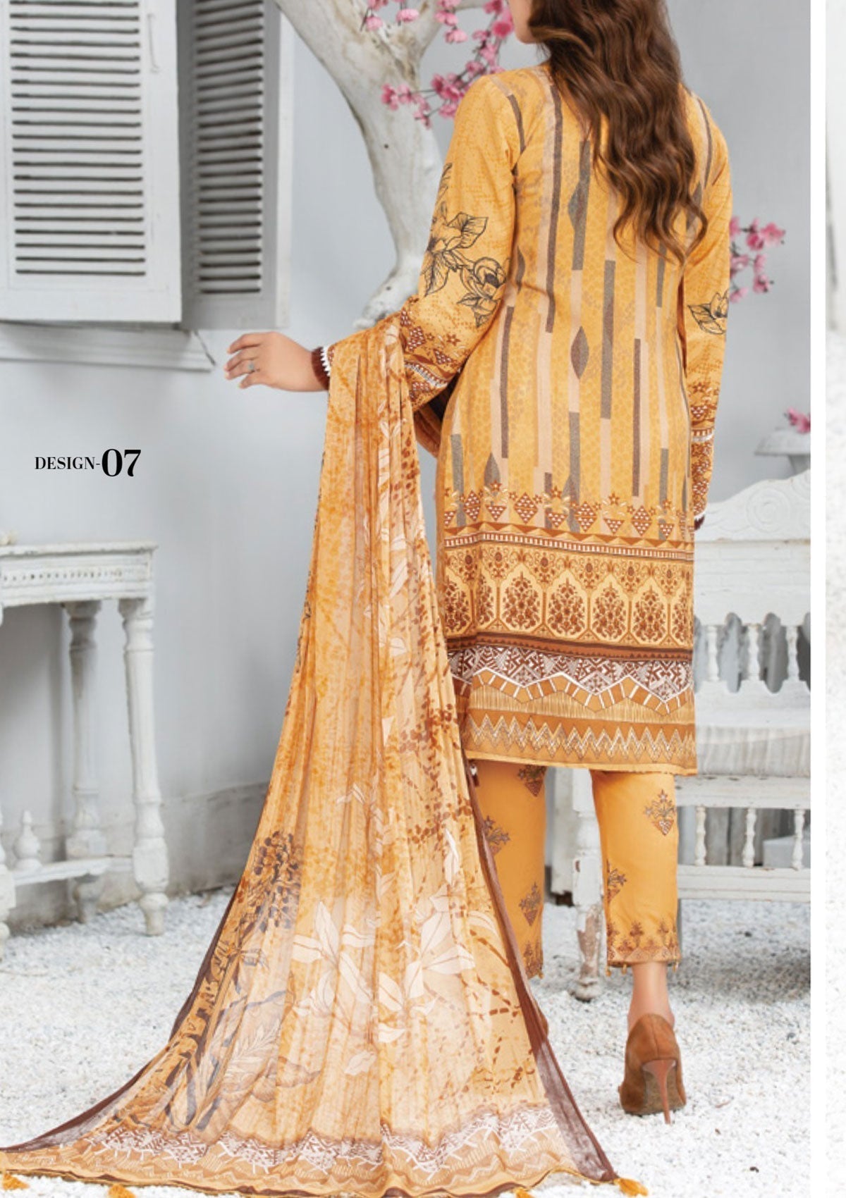 Winter Collection - Laiba - Exclusive Viscose - V64 - D#7 - Official Laiba - Agha Fabrics UK