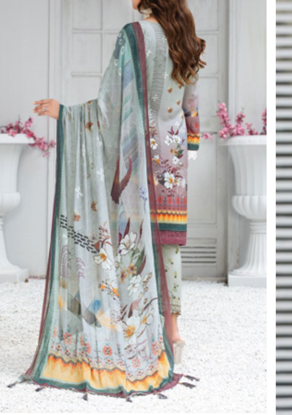 Winter Collection - Laiba - Exclusive Viscose - V64 - D#8 - Official Laiba - Agha Fabrics UK