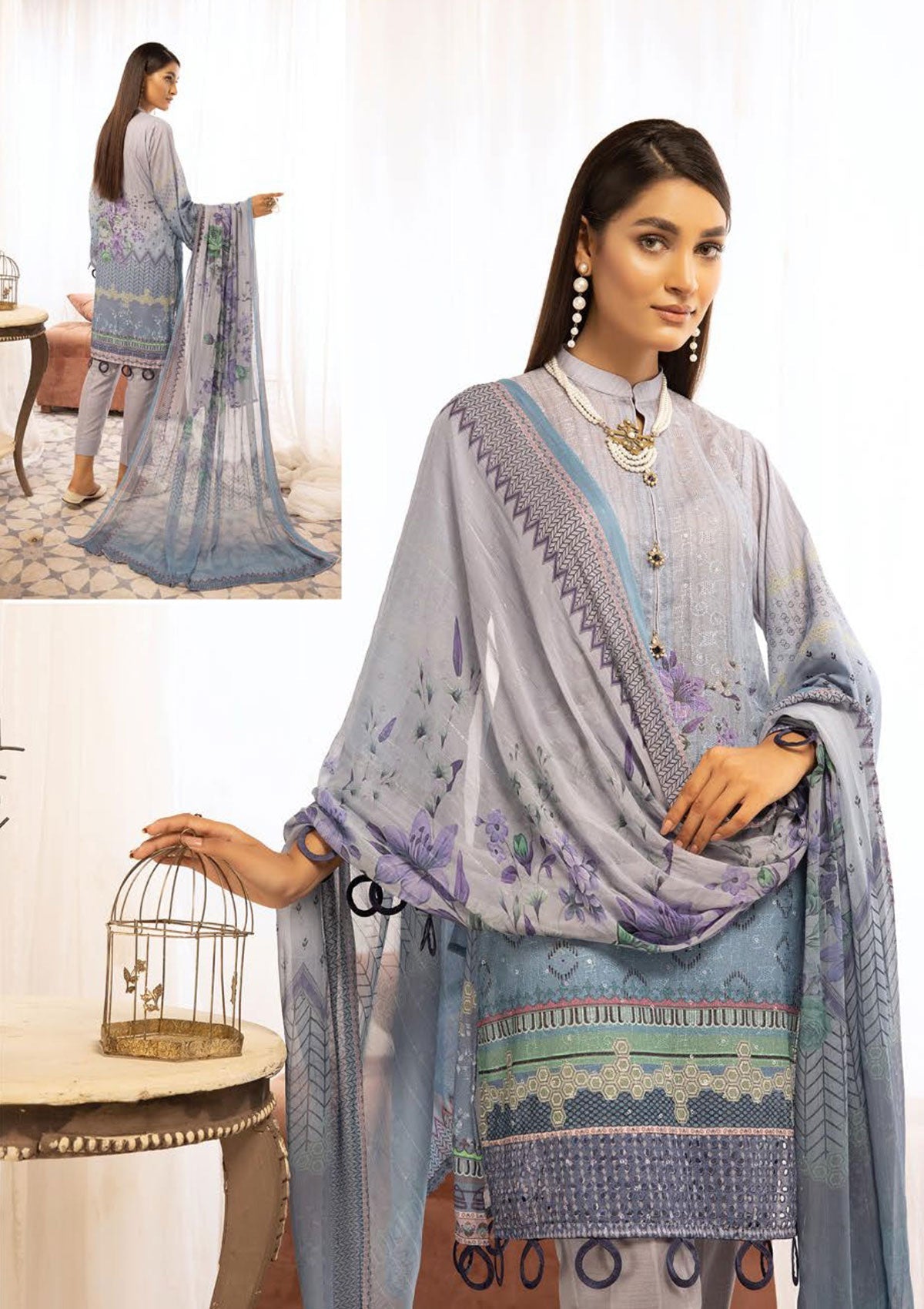 Winter Collection - Mahee's - Chikankari - Karandi - D#4