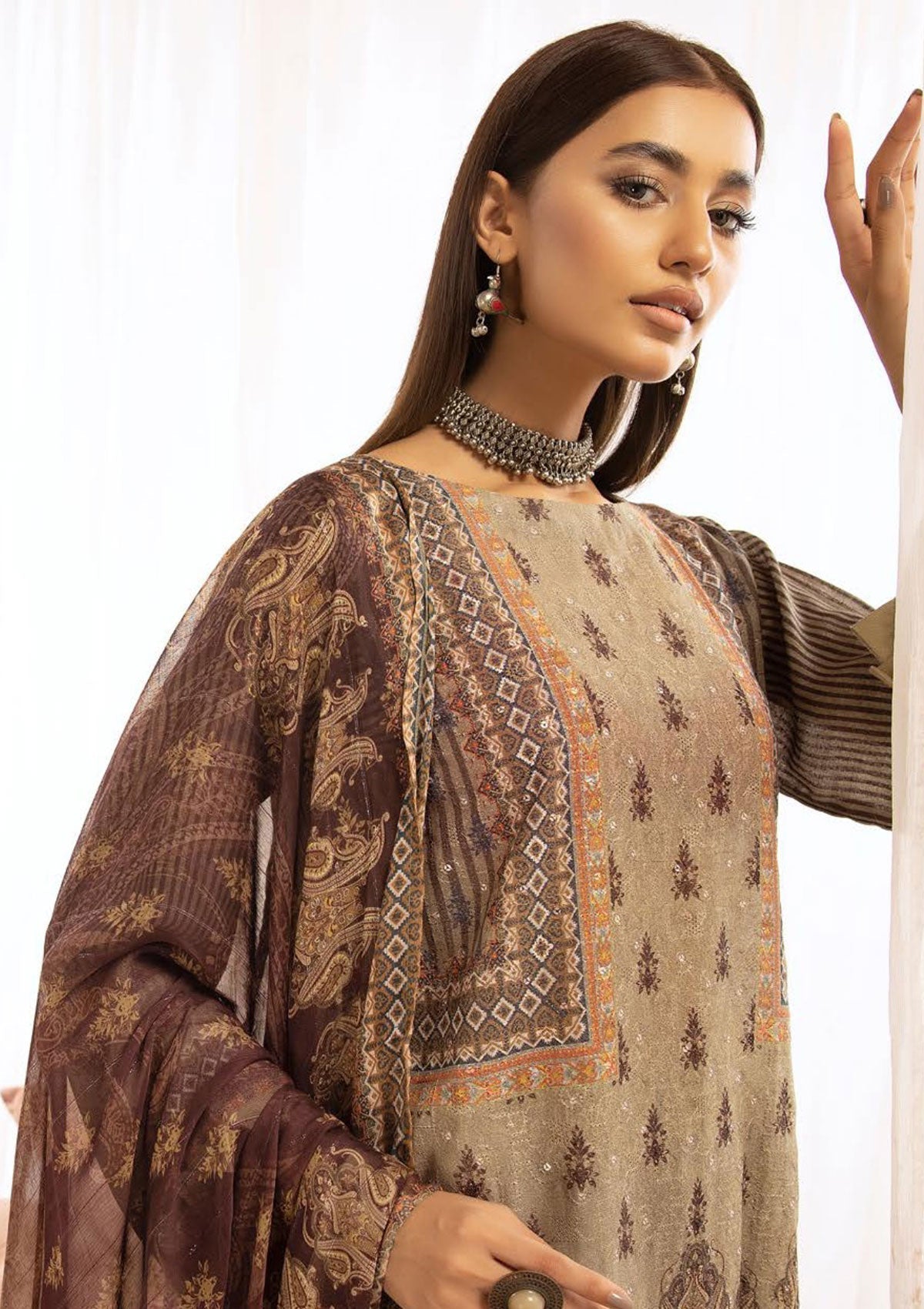 Winter Collection - Mahee's - Chikankari - Karandi - D#7
