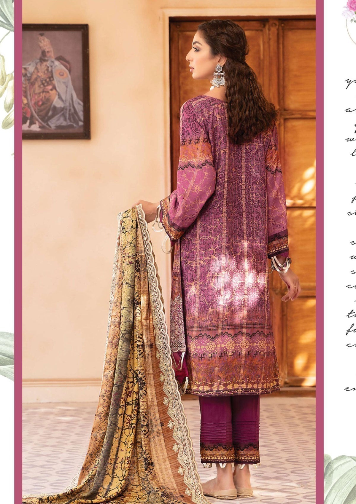Winter Collection - Mahee's - Embroidered - Slub Staple - D#9