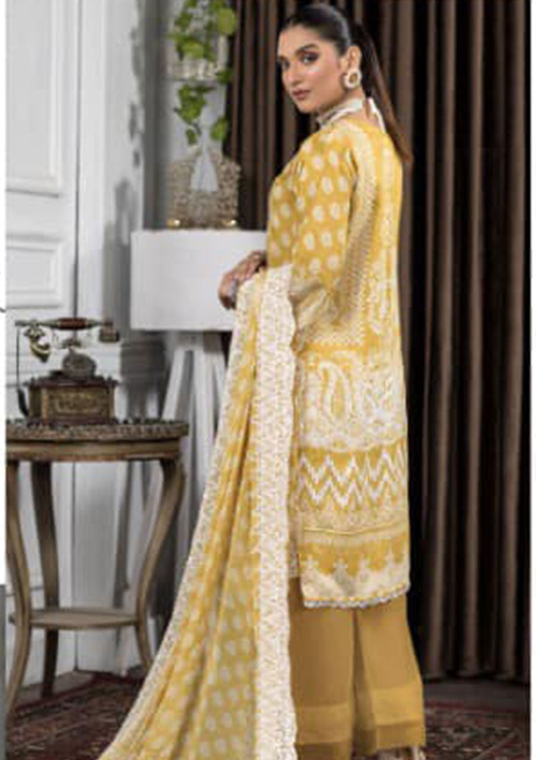 Winter Collection - Manizay - Premium D/P - Chunri - D#01