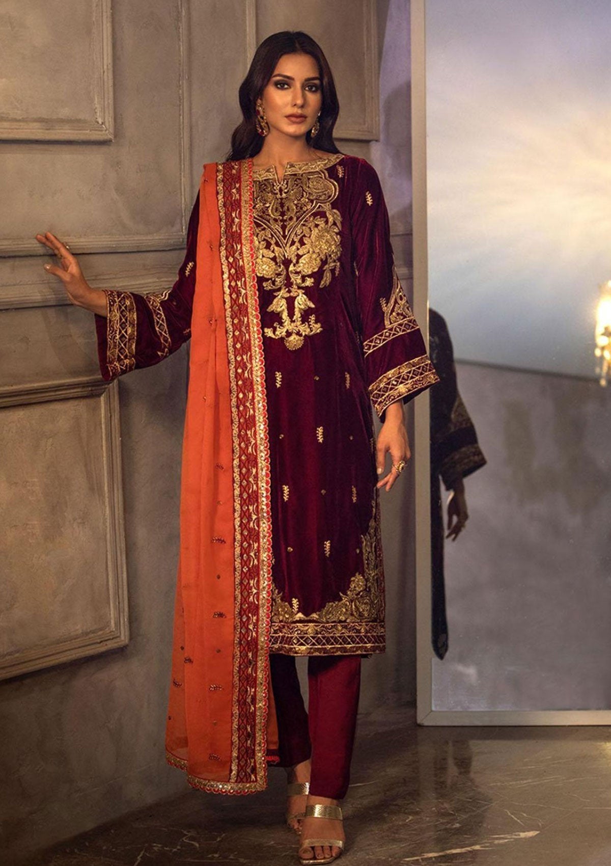 Winter Collection - Noorma Kaamal - Heer - Velvet - NKV#05