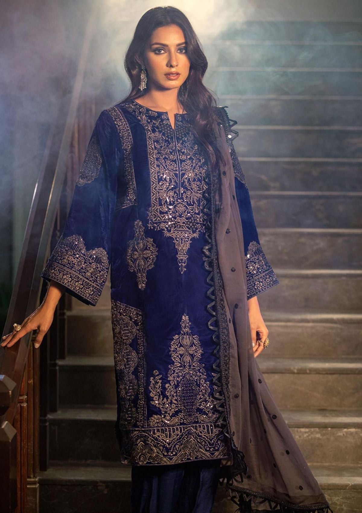 Winter Collection - Noorma Kaamal - Heer - Velvet - NKV#07